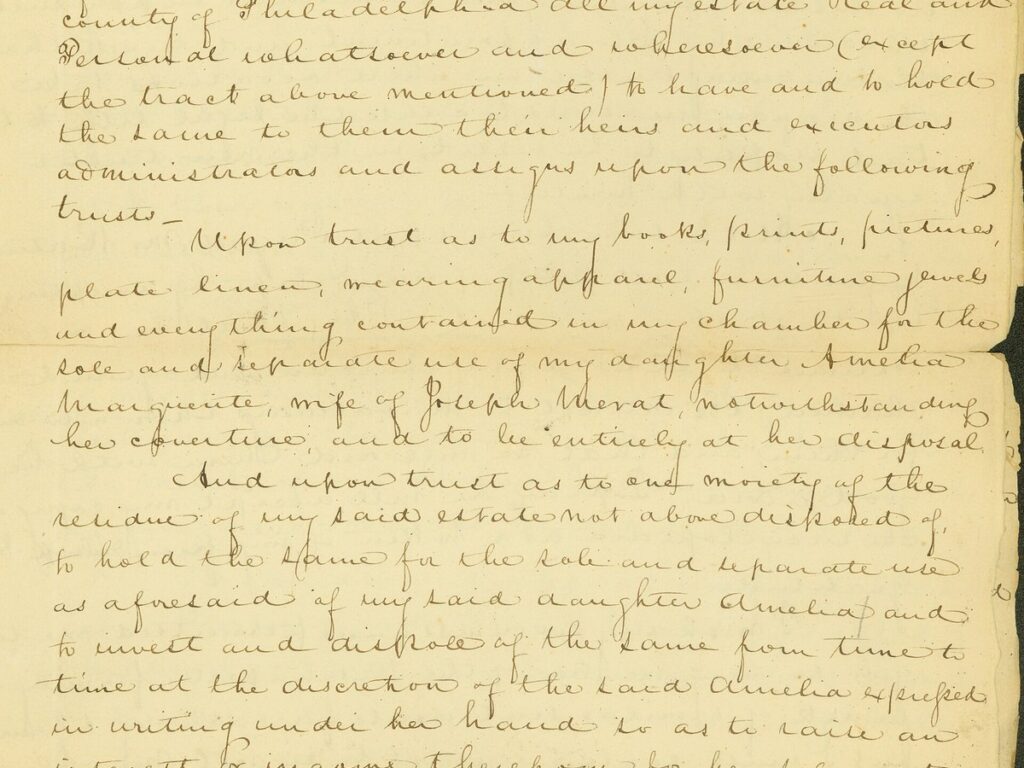 Copy of the last will and testament of P. Provenchere, January 25, 1831 - DPLA - 405f1bf059ae14ec3a4578d44ad76
