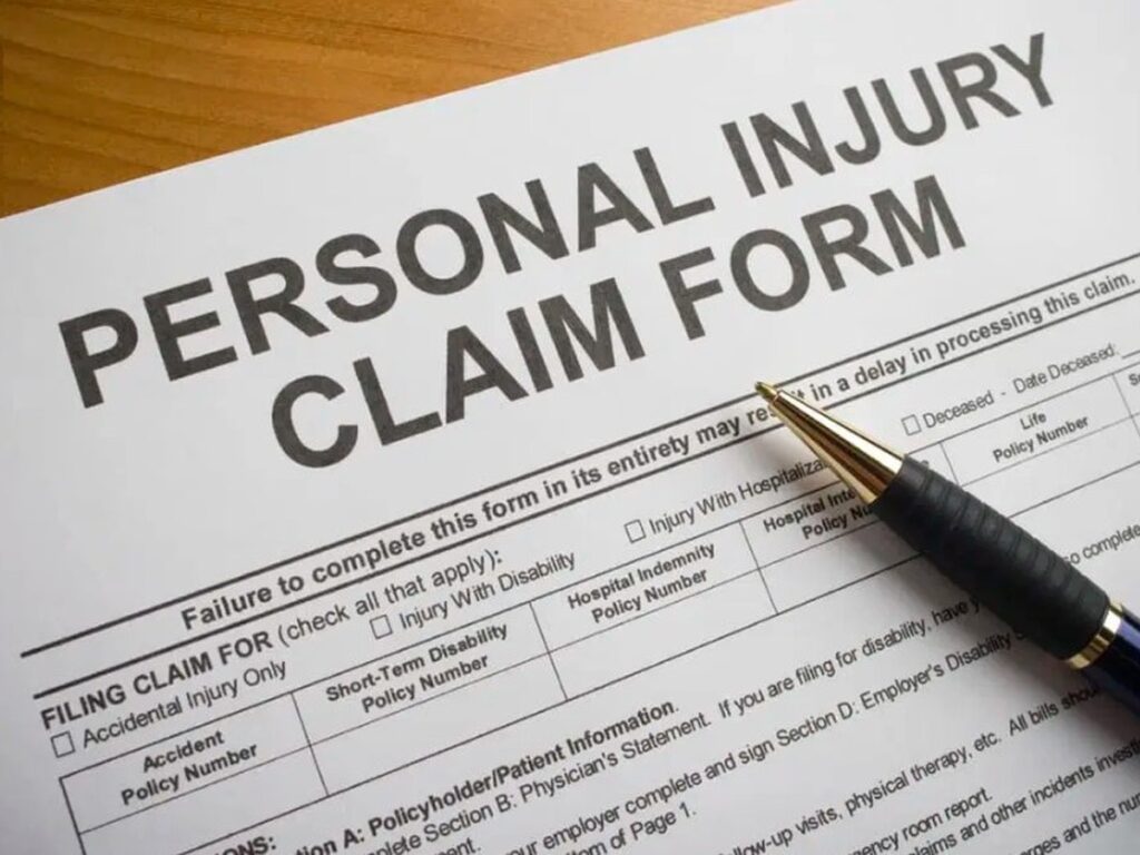 Personal Injury Claim Form