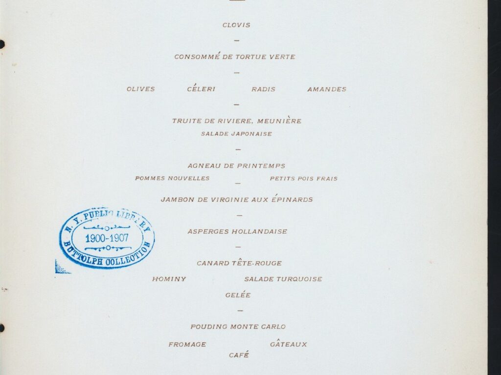 BANQUET IN CELEBRATION OF 100TH ANNIVERSARY OF FOUNDING (held by) MANHATTAN COMPANY (at) "SHERRY'S, (NEW YORK,