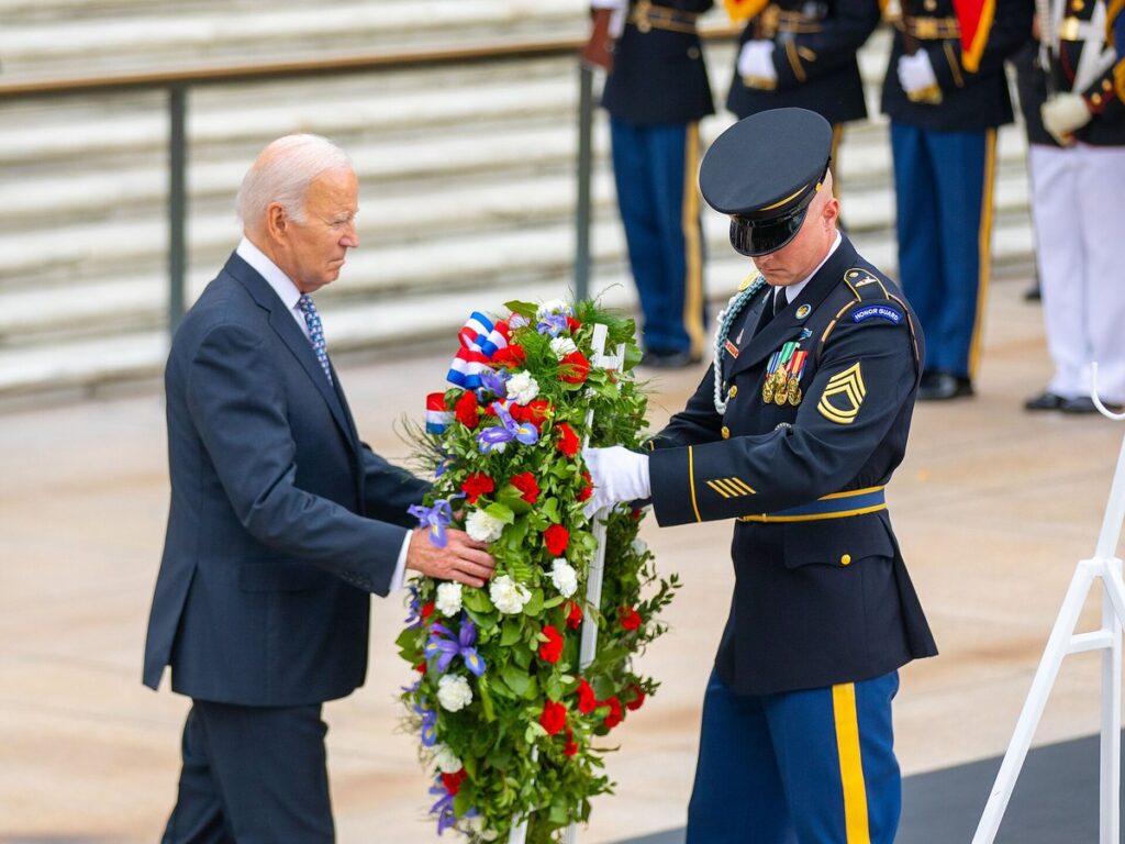 2023 National Memorial Day Observance and Wreath Ceremony with President Joe Biden at Arlington National Cemet