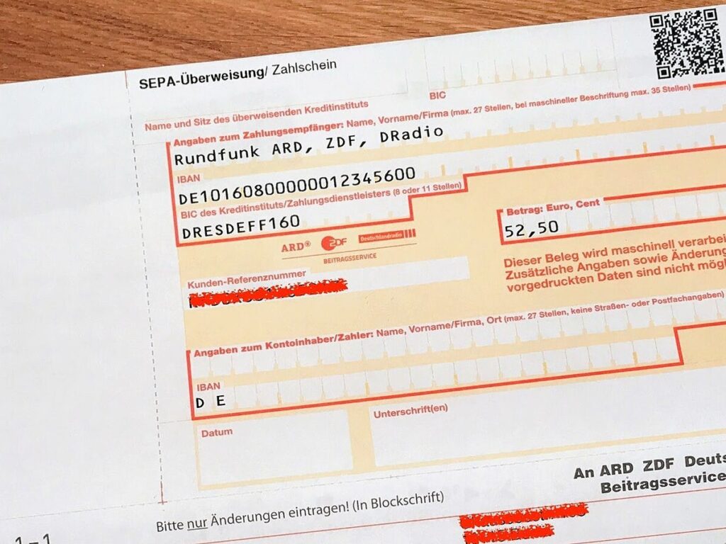 SEPA direct debit authorization